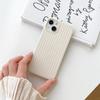 Простой однотонный плетеный чехол для телефона для iPhone 16 Pro Max 15 14 Plus 13 12 11 Мягкий защитный противоударный чехол