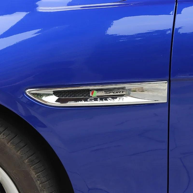 3D Логотип R-sport для автомобиля Эмблема передней решетки Эмблема бокового крыла Значок багажника Наклейка для E-Pace F-Type XE I-Pace XF F-Pace SType XJ XK