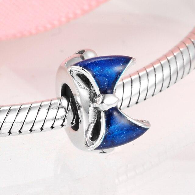 100 %Authentic Sterling Color Voguish Stylish Women Charms Spacer Stopper Beads Fit Original Charm Bracelets Jewelry MakingFashion Charm