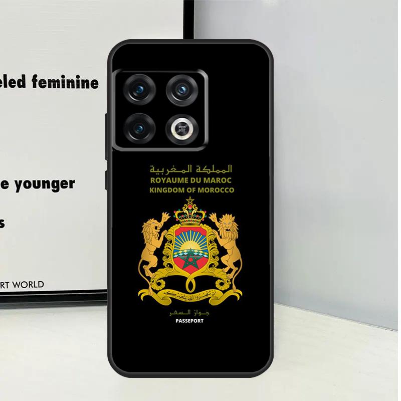 Morocco Flag Passport For OnePlus Nord CE 5 2 3 4 Lite N20 N30 Case For OnePlus 15 13 12 11 10 Pro 10T 12R 13R 13T