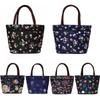 Floral Rose Flower Tote Bag Shoulder Bag Bucket Mommy Bag Fashion Flower Handbag Travel