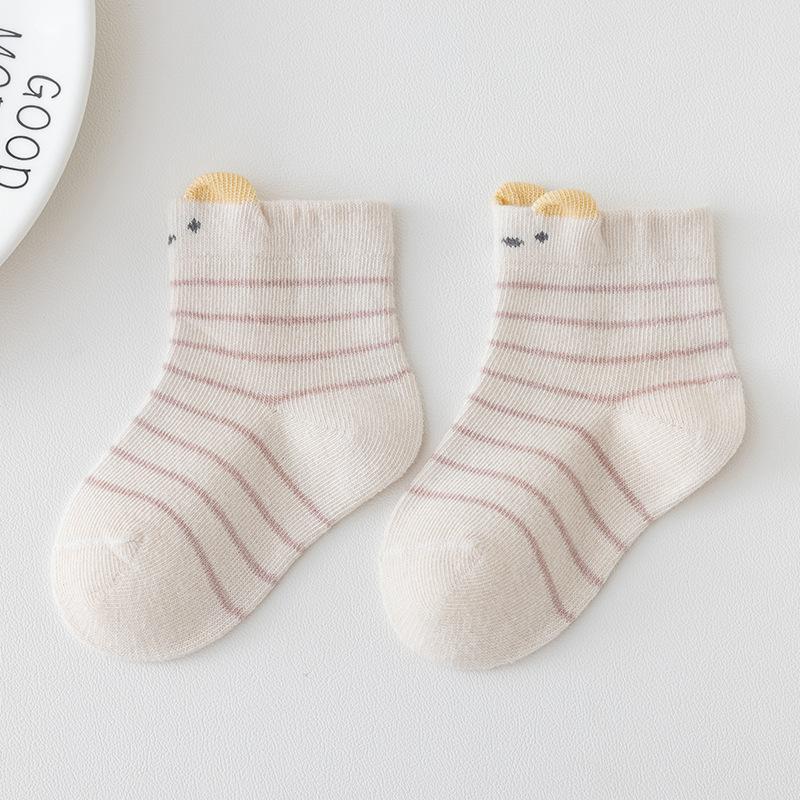 Милые детские хлопковые носки весна-осень дышащие детские носки средней длины обувь для новорожденных детская одежда аксессуары носки для малышей