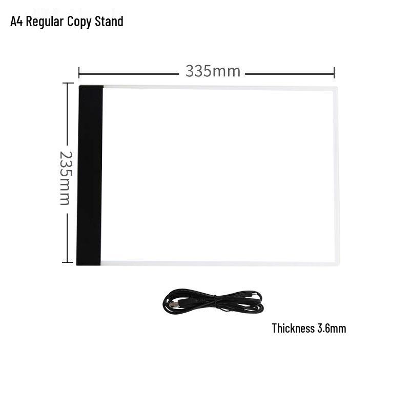 A4 LED Anime Drawing Board - Light-Up Tracing Table for Calligraphy, Sketching, and Diamond Painting.