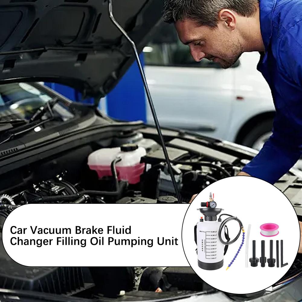 5L Capacity Oiler Hand Tool Machine Handheld Gearbox Oil Filling Machine Car Transmission 1000PSI Output Pressure Oiler Quick Refueling