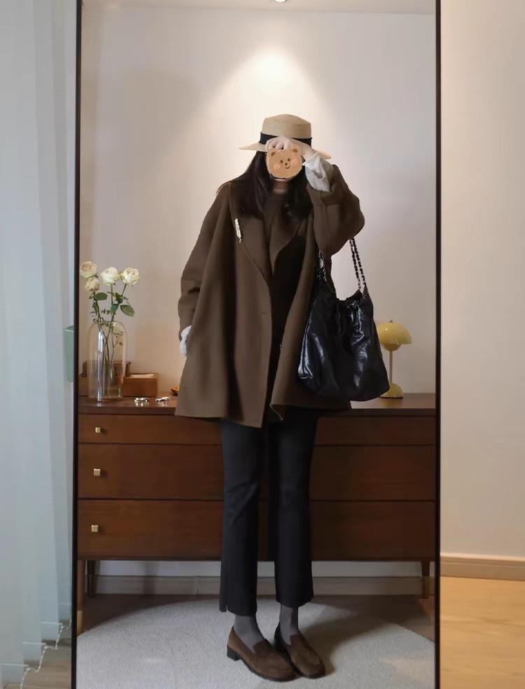 Замшевые матовые ретро женские балетки в британском стиле, маленькие кожаные туфли из натуральной кожи