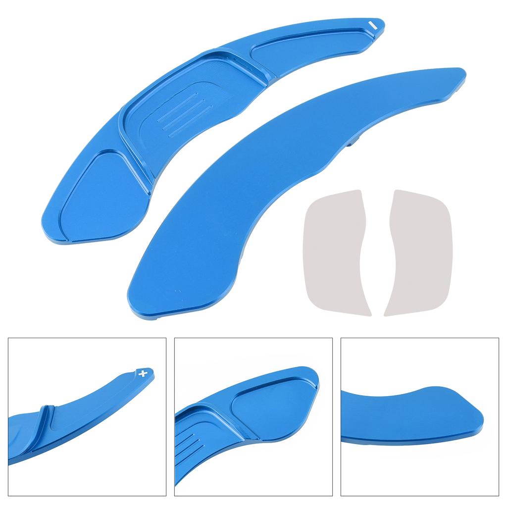 Расширители подрулевых лепестков для VW Golf 7 T-ROC Алюминий Синий