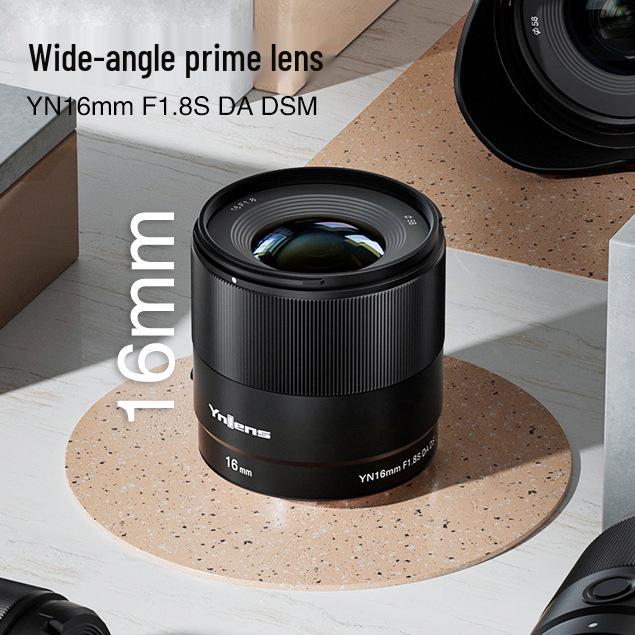 Yongnuo 16mm F1.8 Ультраширокоугольный Фикс-объектив с Автофокусом для Беззеркальных Камер Sony E-Mount APS-C