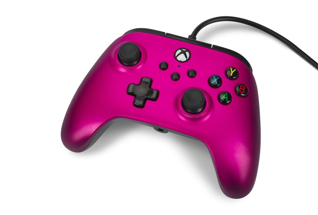 Год PowerA Advantage Проводной контроллер для Xbox Series Satin Fuchsia Функция двойной вибрации для Xbox Series PC Windows [2 Гарантия] XS - XS 10/11