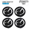 4Pcs Wheel Hub Center Cover CX-3 CX-4 CX-5 CX7 CX8 Long Leg 56MM ID53MM New Models For Mazda Atenza Axela Gray Black