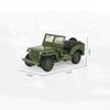 Масштаб 1/43 JEEP WILLYS Военный армейский автомобиль Миниатюрная модель Сплав цинка Игрушечная машинка Свободный ход Литой металл Коллекция Подарок для детей