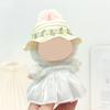 Baby Clothes Set with Hats Hair Accessories Soft Fabric Doll Wedding Clothes Comfortable Fit Doll Wardrobe Essentials
