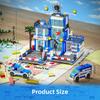 City Police Station Building Blocks Sets Craft Toys DIY Toys Car Decoration Crafts Animation Derivatives Children Toys