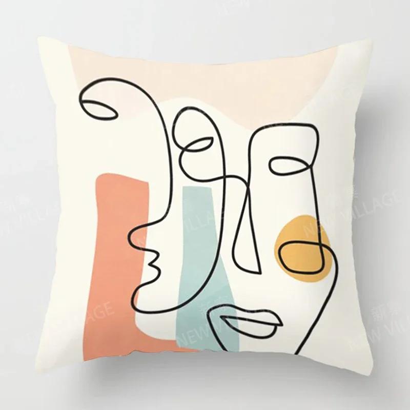 Скандинавский Осенний Домашний Декор Осень Наволочка для диванной подушки Современный