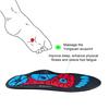 1 Pair Arch Support Insoles Orthopedic Acupressure Insoles for Pain Relief Flexible Shoe Inserts Reflexology Massage Insoles