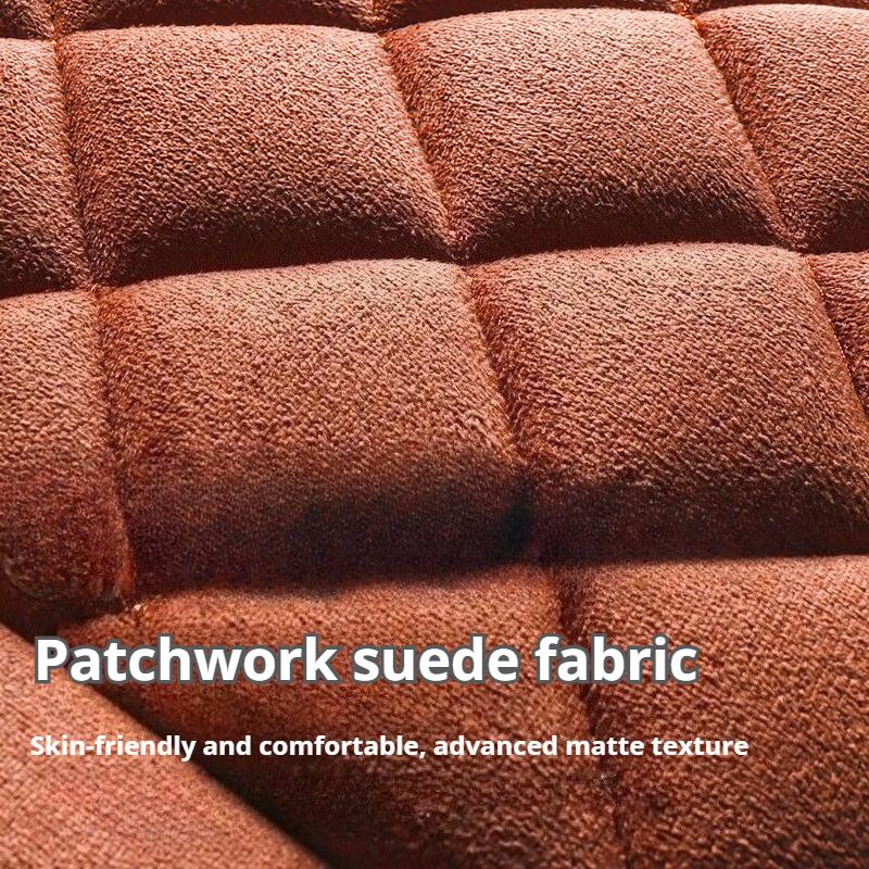 Премиальные чехлы на сиденья автомобиля с полным покрытием на 5 мест - Замшевая ткань и мягкая кожа наппа, Прочные, приятные к коже, подходят для седана/внедорожника/грузовика