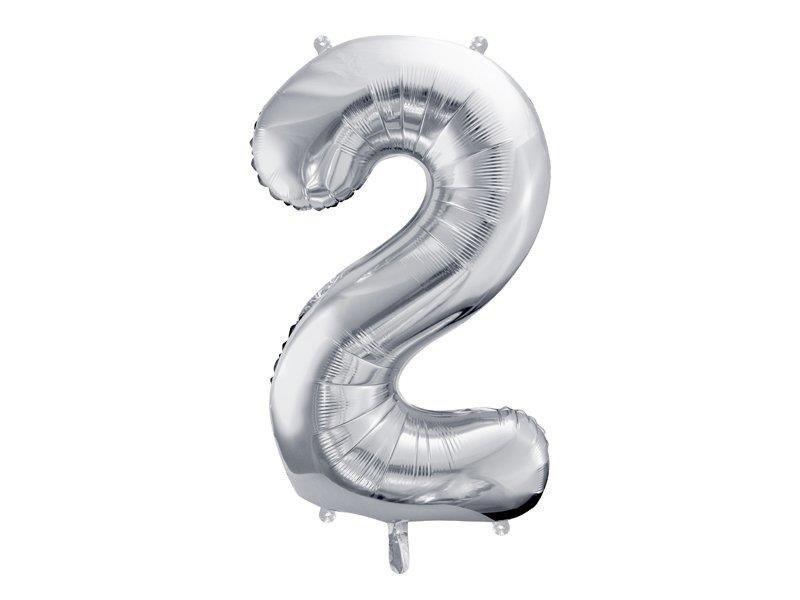 Number 2 Foil Balloon