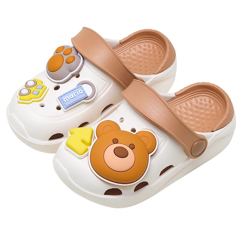 Toddler Kids Boys Girls Cute Garden Clogs Water Sandals Slip on Shoes Slipper Slides Lightweight Outdoor Summer Infant Children