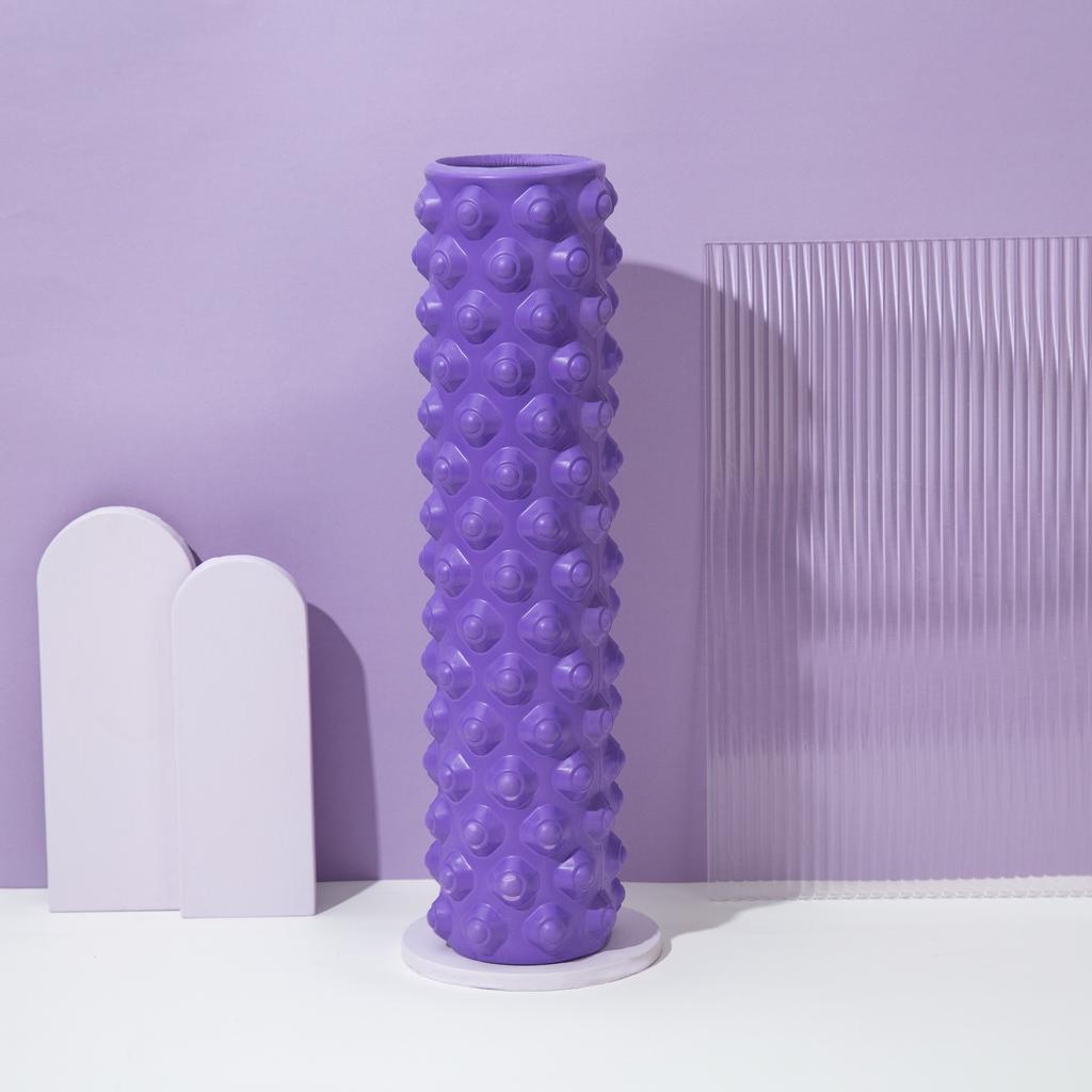 Connors Solid Foam Shaft Muscle Relaxation Skinny Leg Roller Massage Yoga Column Auxiliary Tools Supplies Equipment.