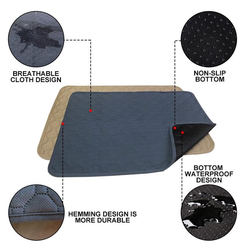 Моющееся одеяло для собак, водостойкие многоразовые подгузники для собак, тренировочная площадка для щенков, подгузник для кровати для собак, одеяло для домашних животных, аксессуары для собак