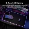 Великолепный Коврик для мыши 2 GLED XXL Черный RGB-подсветка Тканевый Игровой коврик для мыши x MS0774 (915 460мм) GLO-MP2-GLED-XXL-B