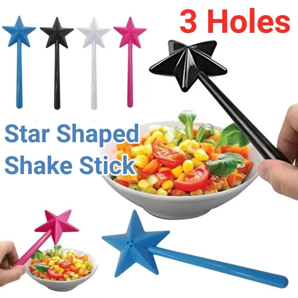 Creative Star Shaped Seasoning Wand 3 Holes Star Shaped Shake Stick BBQ Supplies