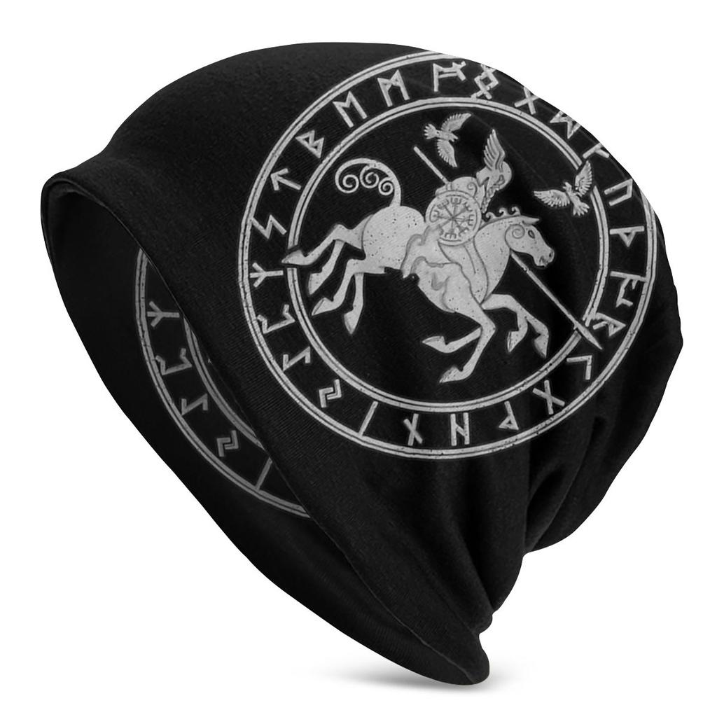 FENRIR LOKI'S SON Wolf Romantic Horror Film Viking Unisex Bonnet Winter Windproof Double Layer Hats For Unisex Women