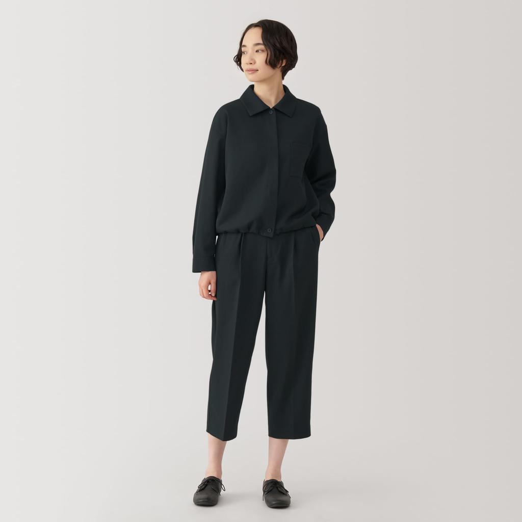 MUJI Size L Women's Water-Repellent Jacket, BD0YRA4A, Black,