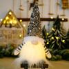 1/2/3pc Christmas Glow Dwarf Doll Christmas Faceless Dwarf Plush Elf Christmas Tree Pendant Nightlight New Year Party Decoration
