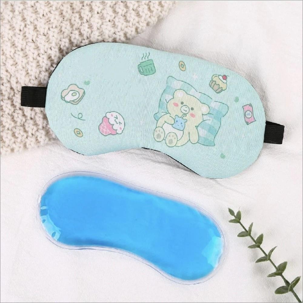 Breathable Light-Blocking Eyeshade Soft Hot Cold Compress Eye Cover Lovely Eye Cover Women