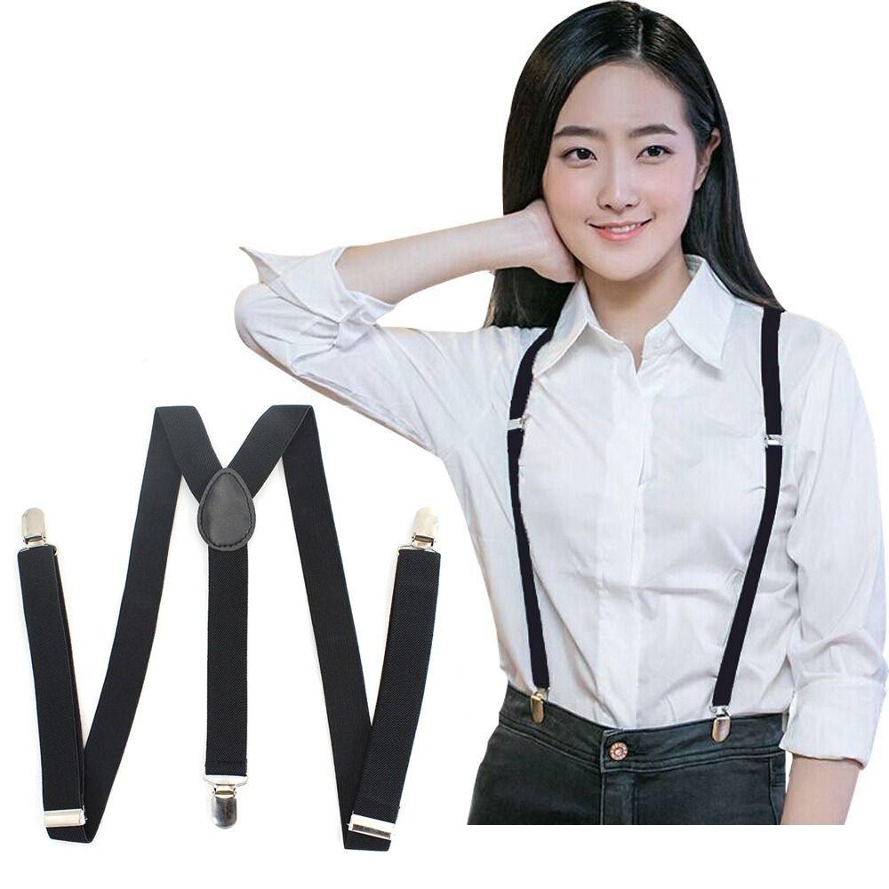 Ремень для брюк, подтяжки, зажим для брюк, эластичный ремень, модный мужской ремень