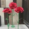 3D большие бумажные розы ко Дню святого Валентина для поделок и украшения мероприятий