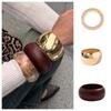 Vintage Wide Bangle Chunky Hip-hop Bracelet Creative Hand Ring