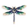 Vintage Colorful Crystal Dragonfly Brooch for Women Men Insect Lapel Pins Party Wedding Jewelry Accessories Gifts