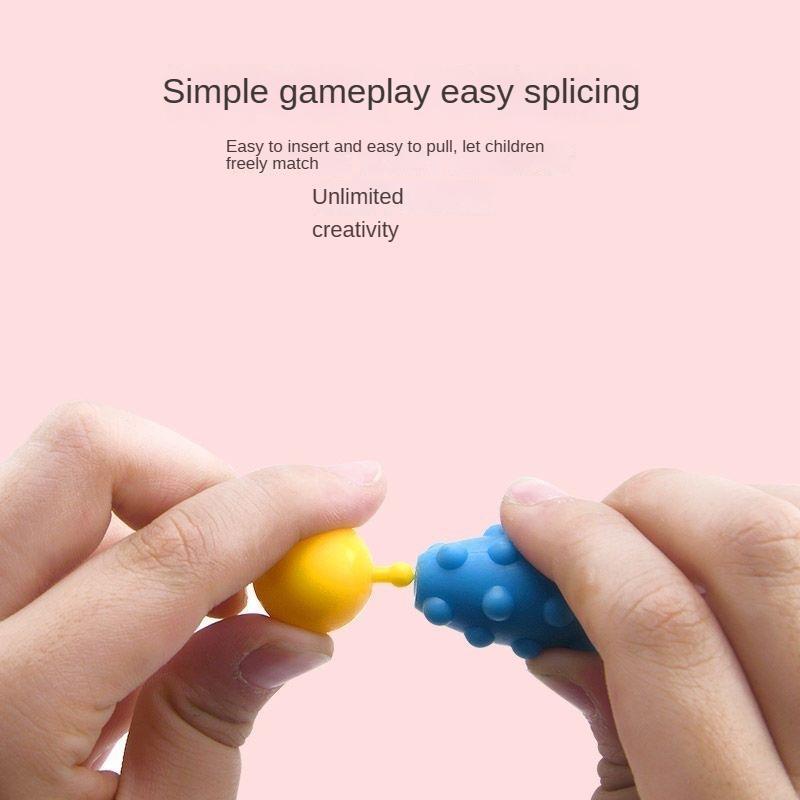 DIY Pop Beads Girl Toy Creativity PopArty Beads Snap-Together for Kid Crafts Children Bracelet Jewelry Fashion Kit Toy for Girl