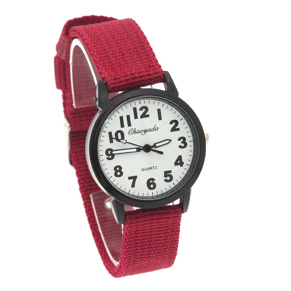 High Quality Military Fabric Nylon Band Student Boy Girls Watches Analog Men Women Quartz Wrist Watches Cheap Watches U92