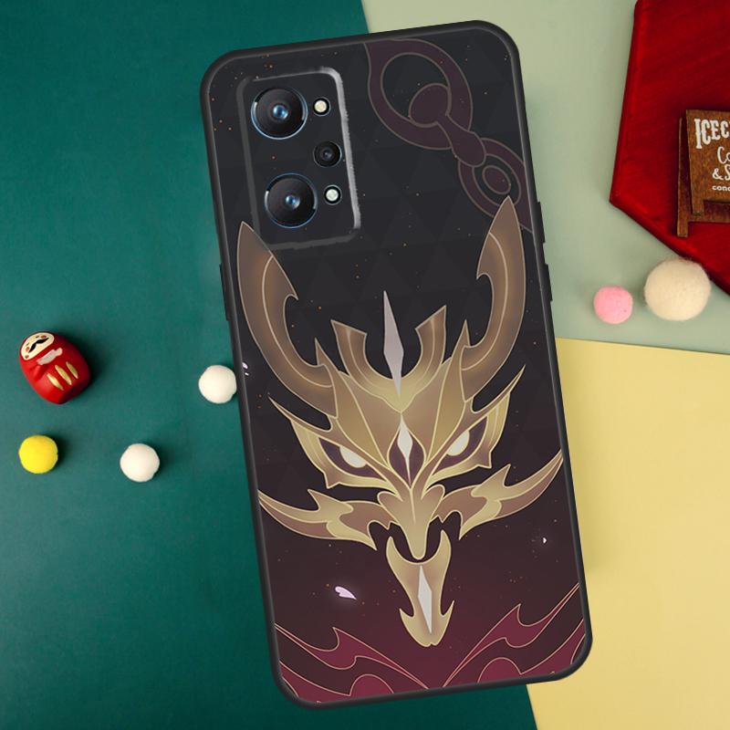 Чехол для Realme 12 11 Pro Plus 9 10 GT5 GT3 GT Neo5 C35 C31 C30 C33 C51 C53 C55 C25s C21Y с аниме Genshin Impact