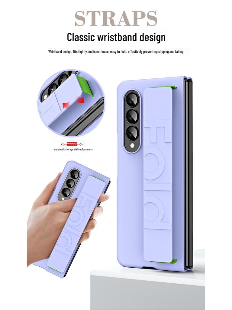 Эластичный ремешок на запястье Samsung Z Fold7, защитный чехол с покрытием, приятным на ощупь