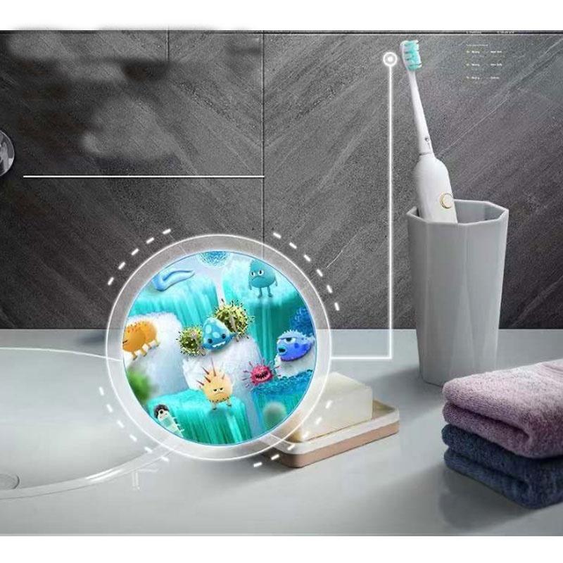 Toothbrush Holder Ultraviolet Sterilization Intelligent Sterilizer Perforation-free Wall-mounted Tooth Cleaning and Toothpaste Squeezing Device MIT