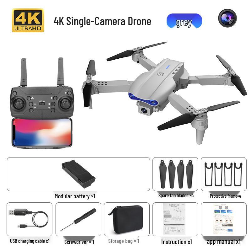 E99 4K Dual Camera Folding Drone - Aerial Photography Quadcopter with UHD Remote Control