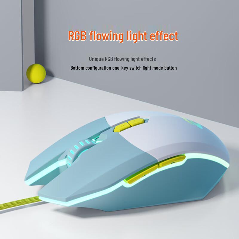 Dareu EM910 KBS Lightweight RGB Gaming Mouse