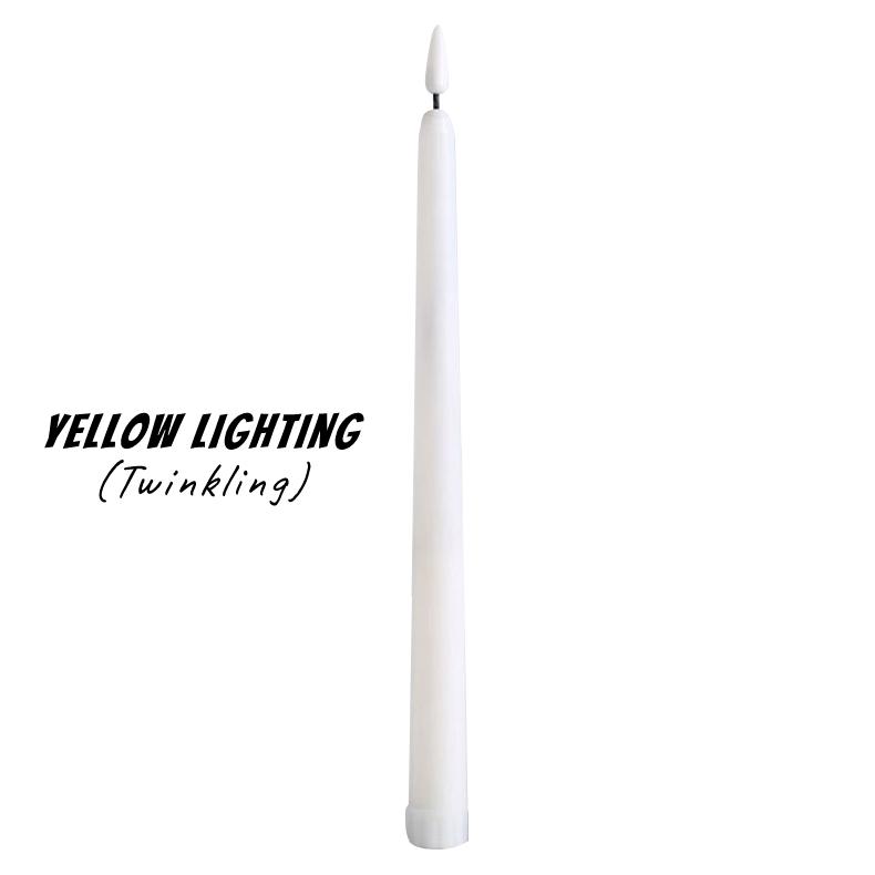 Christmas Led Long Candle Light Remote Control Flame Lamp Warm White Flameless Taper Candles For Party Table Decor