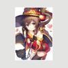 Vintage Anime KonoSuba Megumin White Paper Posters and Prints Bedroom Bar Cafe Decoration Mural  Retro Wall Art Painting Home Decor