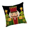 Рождественский чехол для подушки на диван и в спальню с застежкой-молнией