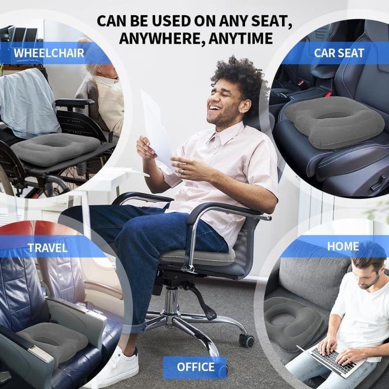 Многофункциональная подушка для сиденья, надувная подушка-пончик - подушка от геморроя для копчика, послеоперационной боли, послеродовой беременности, ишиаса, пролежней