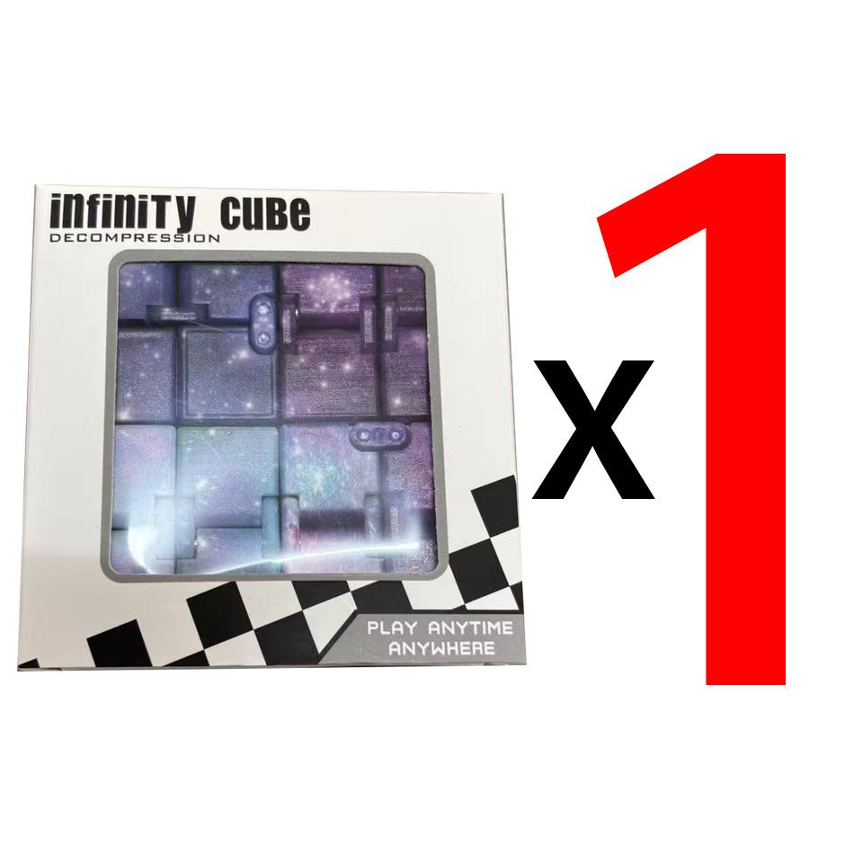 Магический куб-трансформер Infinity - Игра-головоломка для кончиков пальцев, игрушка для СДВГ, тревожности, аутизма, антистресс для пальцев, игра для детей