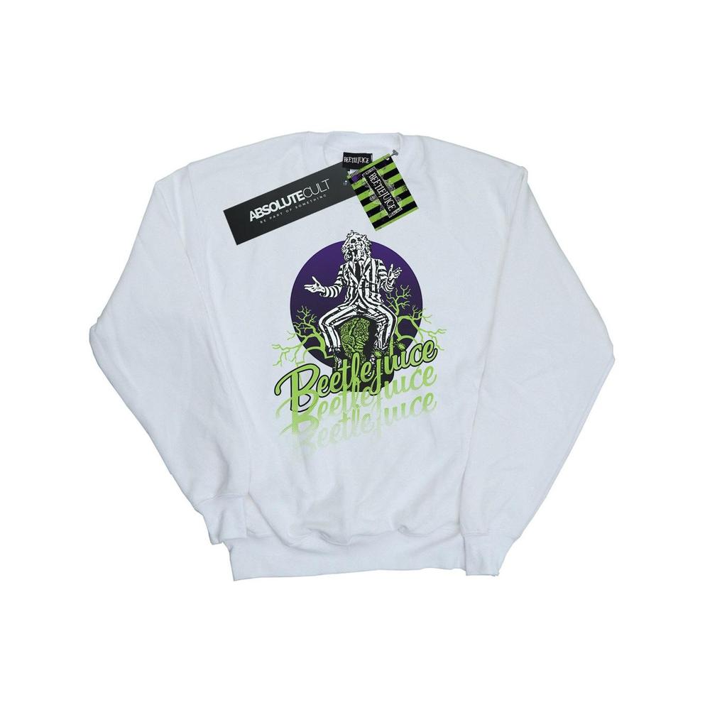 Beetlejuice Mens Faded Pose Sweatshirt