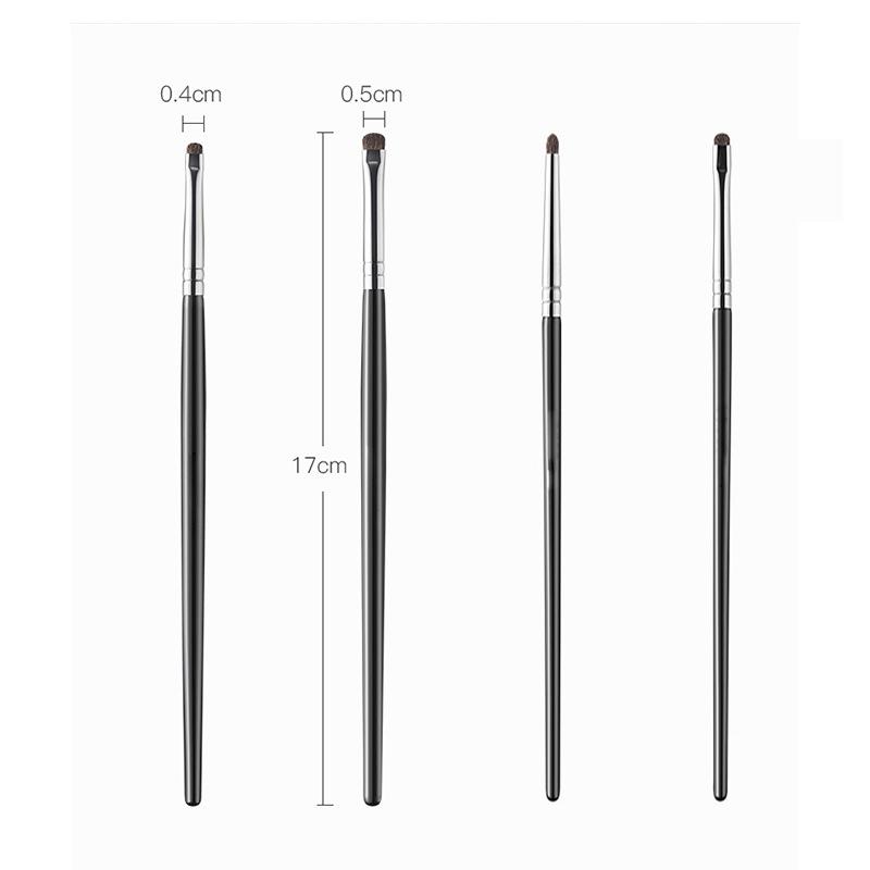 Detail Small Eyeshadow Makeup Brushes Eyebrow Brush Flat Fine Eyeliner Brush Highlights Smudge Silkworm Shadow Brush MakeUp Tool