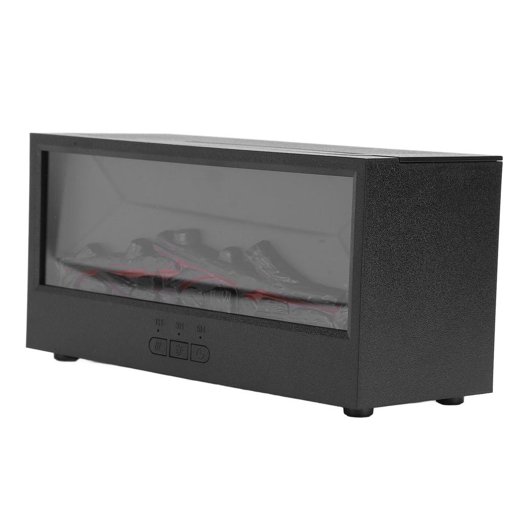 3D Камин с пламенем Диффузор для эфирных масел 150 мл Цветная подсветка пламени USB Тихий аромадиффузор Увлажнитель с таймером и пультом для спальни