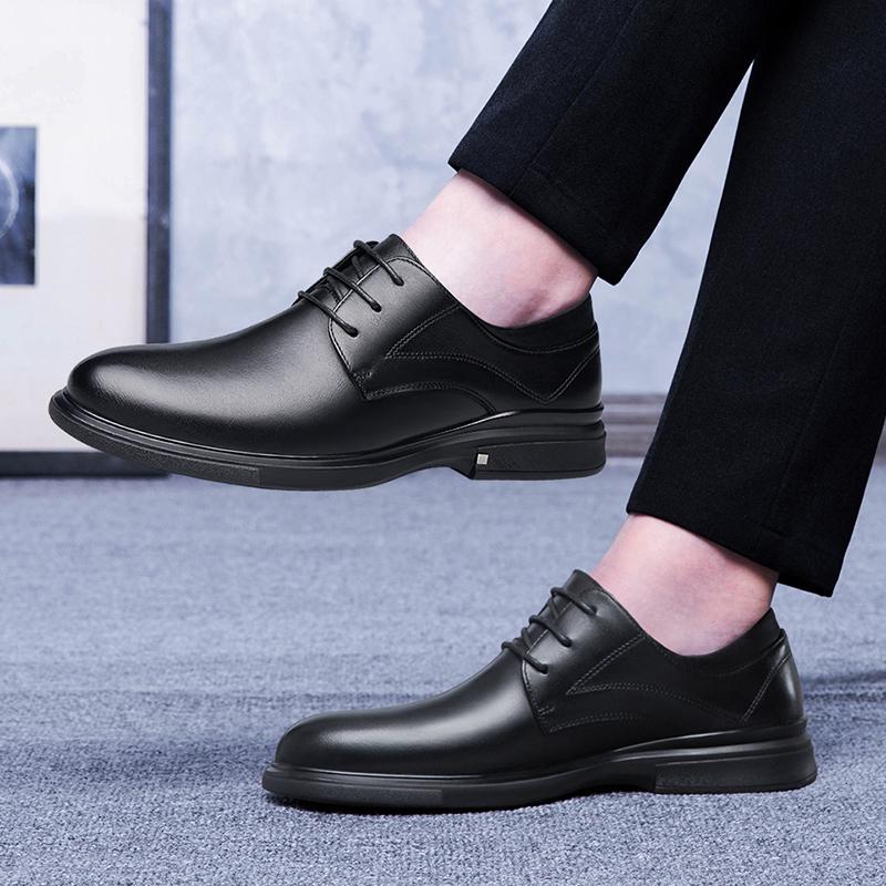 2024 Classic Business Men's Dress Shoes Fashion Elegant Formal Wedding Shoes Black Men Slip On Office Oxford Shoes for Men
