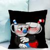 Чехол на подушку для стула C-cuphead Осенний декор Декоративные подушки для дивана Наволочки x Наволочка Подушка Обнимашки Чехлы